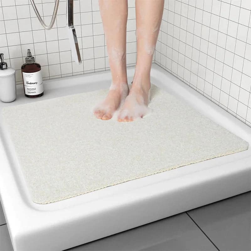 Tapis de Douche Antidérapant 100 x 80 - coloris blanc